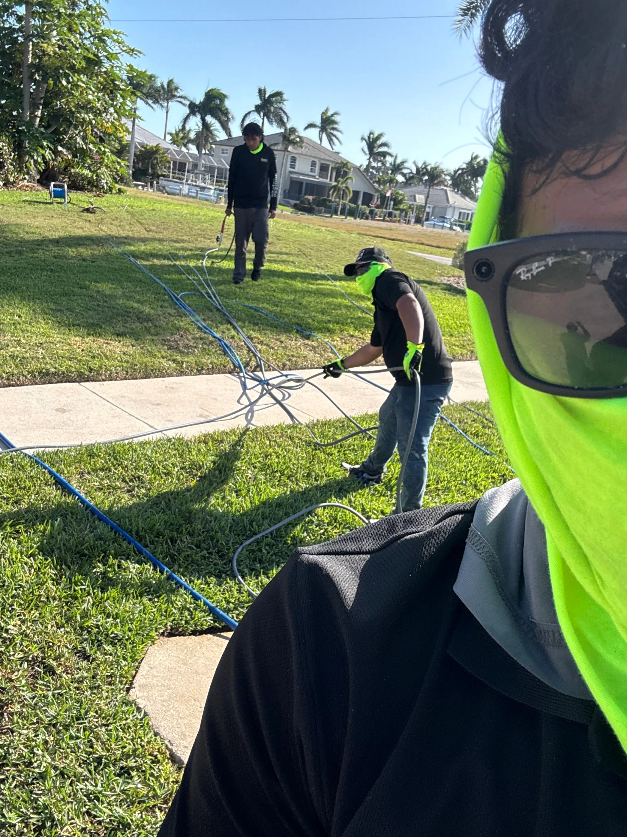 SNR Pressure Washing team and equipment